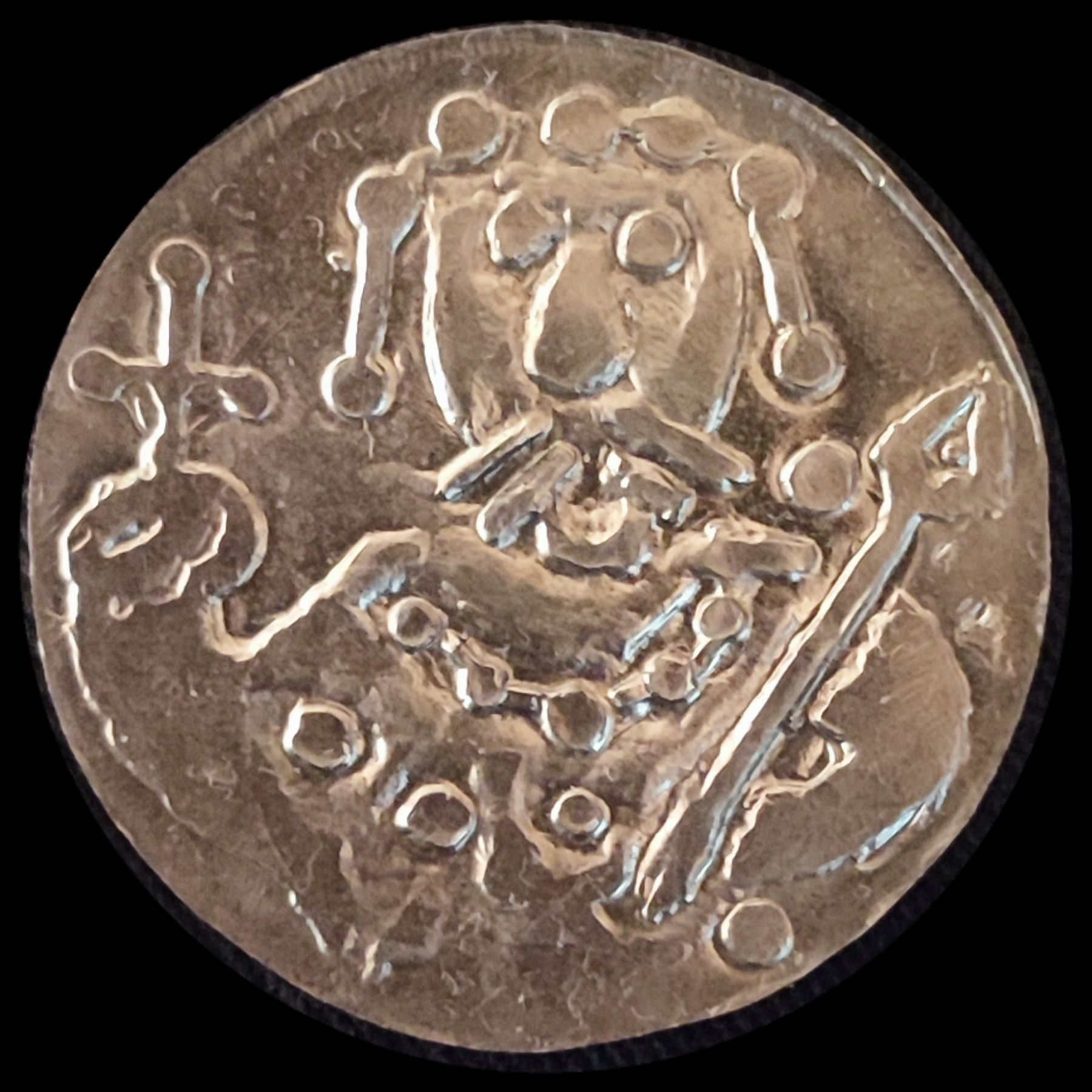 Plaque-Of-The-Serbian-Numismatic-Society-Idea-Under-Development